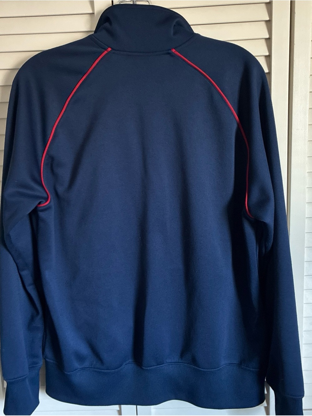 Atlanta Braves Nike Red/Navy Genuine Merch XL Performance Full-Zip Jacket Pocket - Picture 5 of 6